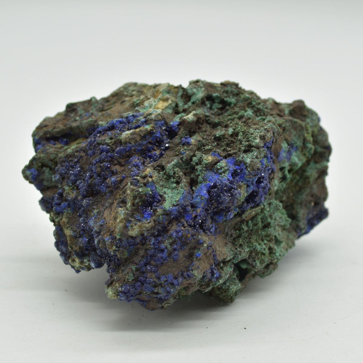 Raw Azurite Crystal Free Standing Freeform / Free Form - 355 grams #01