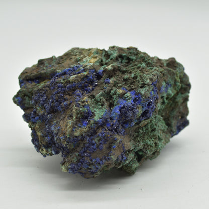 Raw Azurite Crystal Free Standing Freeform / Free Form - 355 grams #01