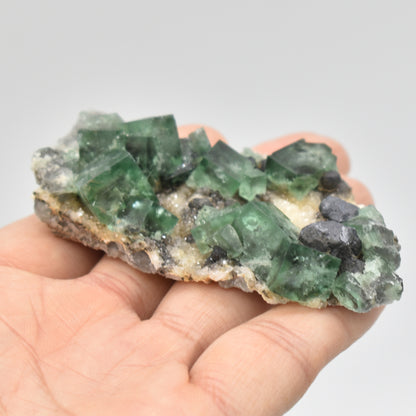 Diana Maria Fluorite Raw Cluster Specimen - Sourced UK - 60 grams #204