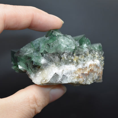 Diana Maria Fluorite Raw Cluster / Specimen - Sourced UK - 124 grams #327