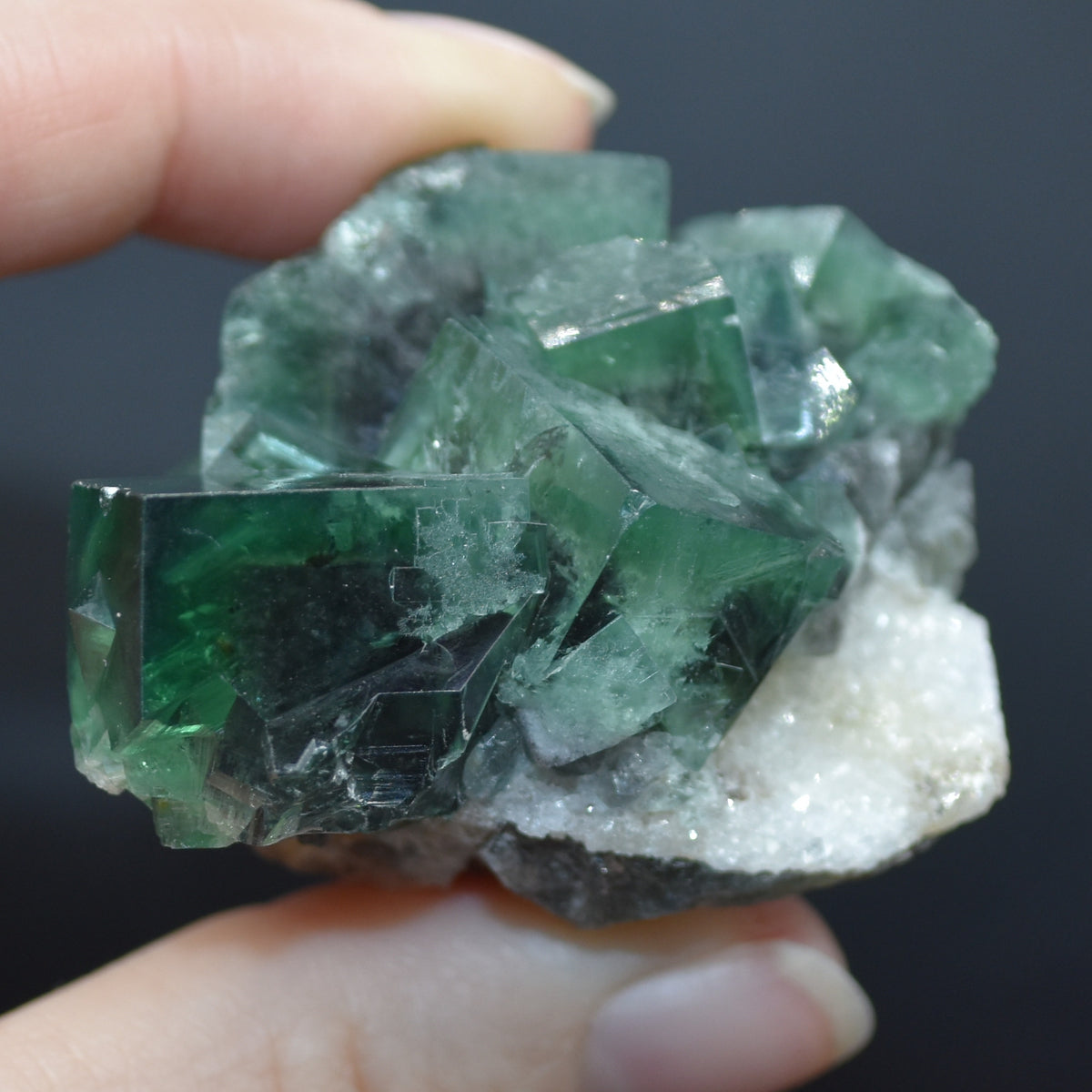 Diana Maria Fluorite Raw Cluster / Specimen - Sourced UK - 124 grams #327