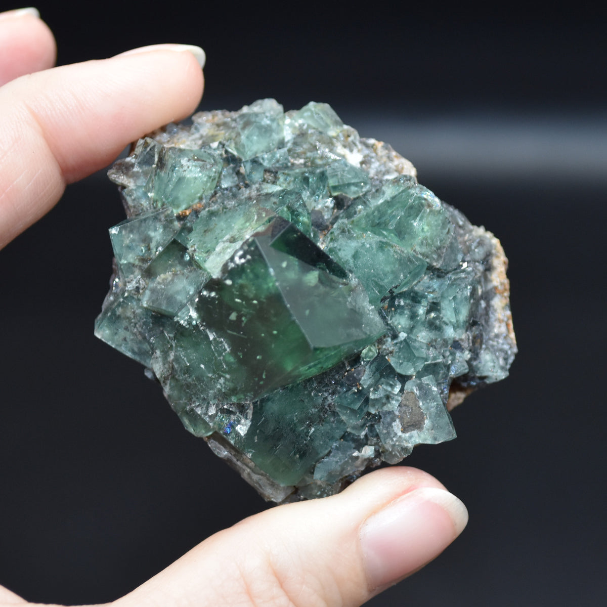 Diana Maria Fluorite Raw Cluster / Specimen - Sourced UK - 84 grams #329