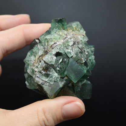 Diana Maria Fluorite Raw Cluster / Specimen - Sourced UK - 153 grams #333