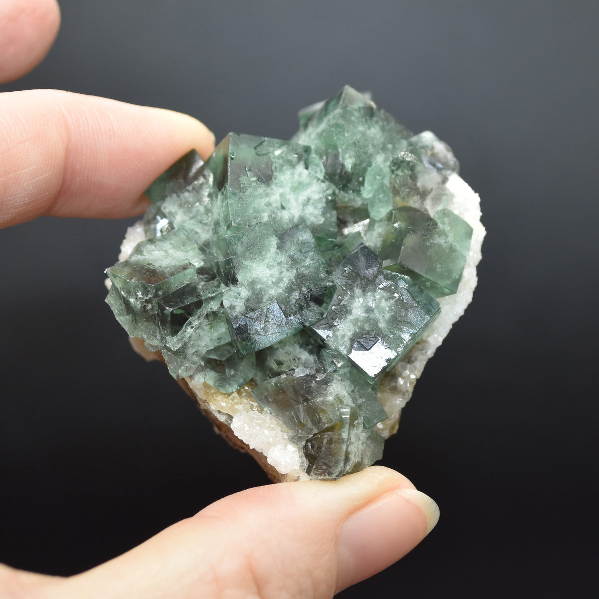 Diana Maria Fluorite Raw Cluster Specimen with Quartz - Sourced UK - 78 grams #339