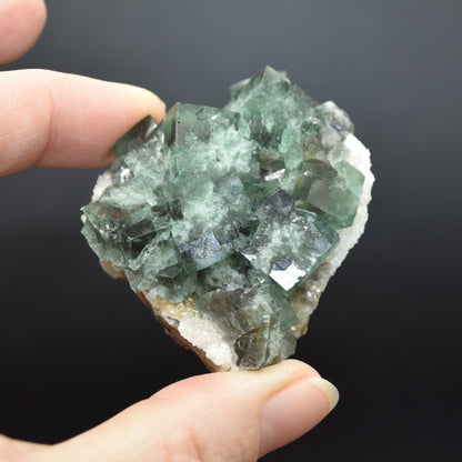 Diana Maria Fluorite Raw Cluster Specimen with Quartz - Sourced UK - 78 grams #339