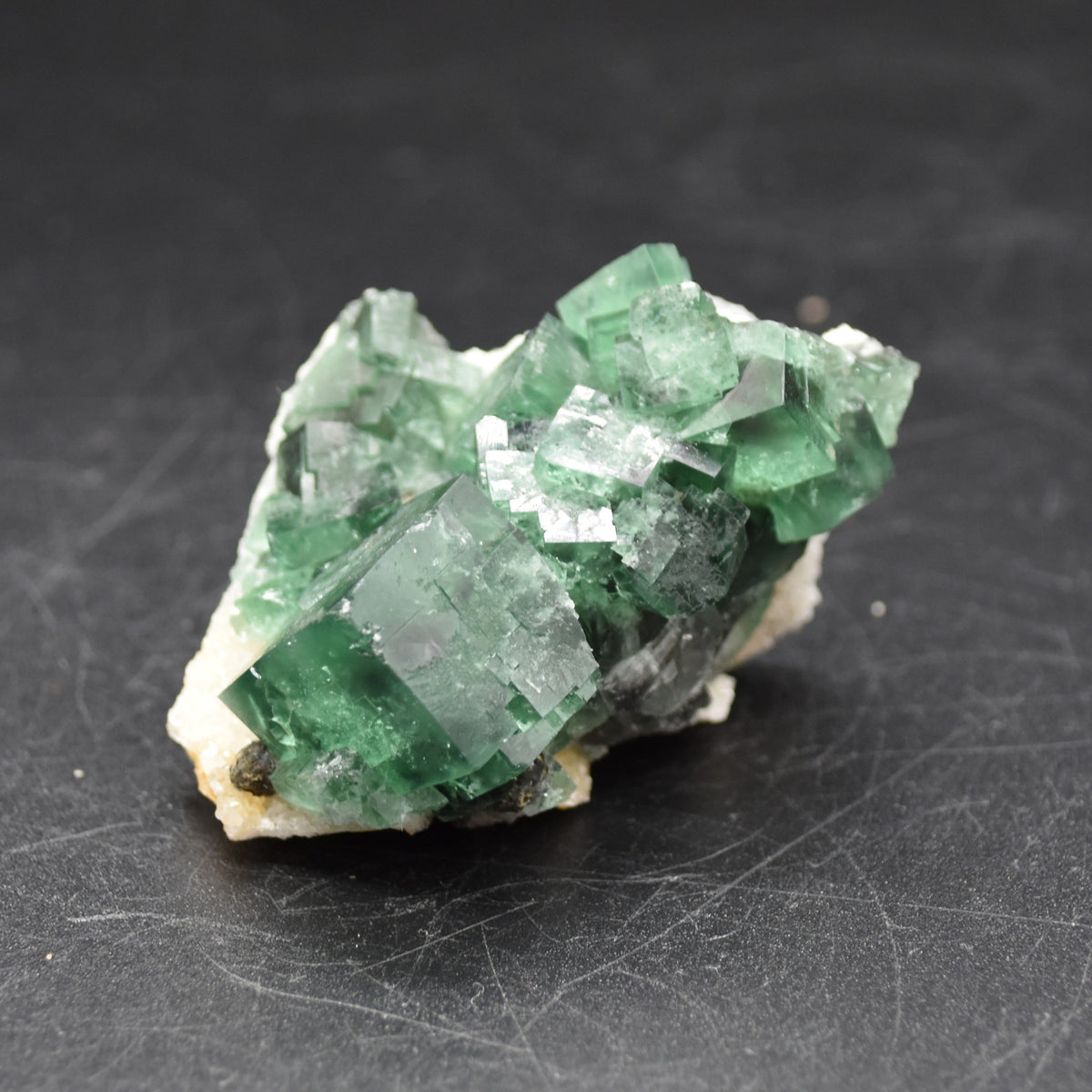 Diana Maria Fluorite Raw Cluster Specimen with Galena and Quartz - Sourced UK - 97 grams #343
