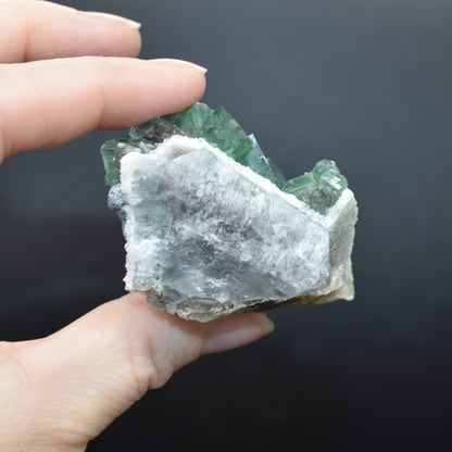 Diana Maria Fluorite Raw Cluster Specimen with Galena and Quartz - Sourced UK - 97 grams #343
