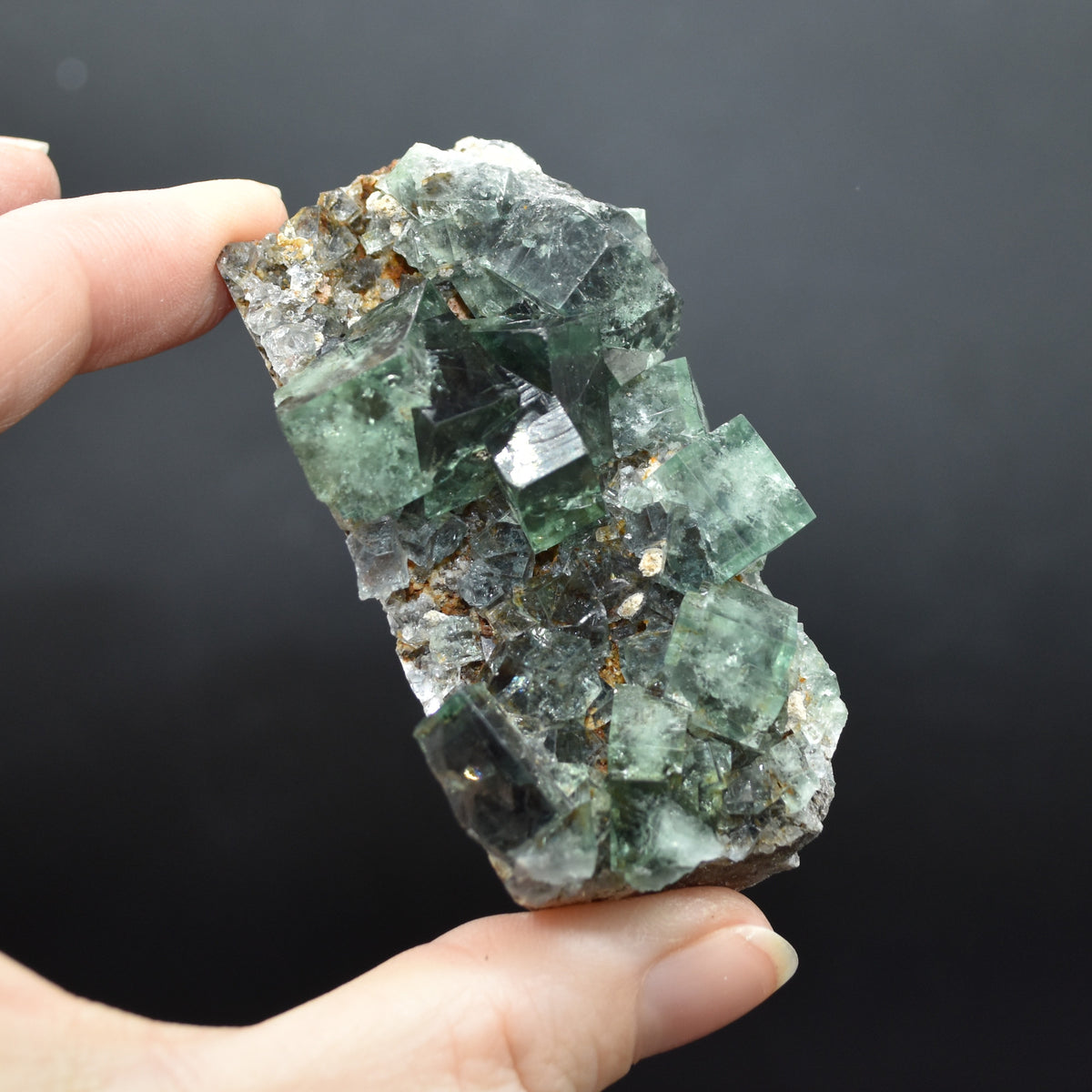 Diana Maria Fluorite Raw Cluster Specimen - Sourced UK - 100 grams #345
