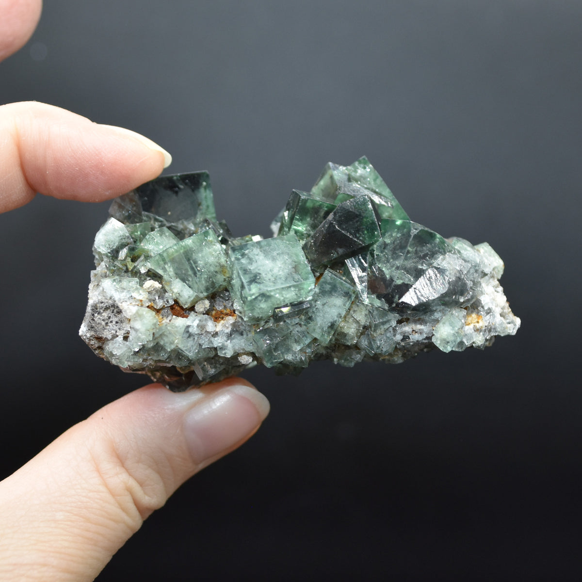 Diana Maria Fluorite Raw Cluster Specimen - Sourced UK - 100 grams #345