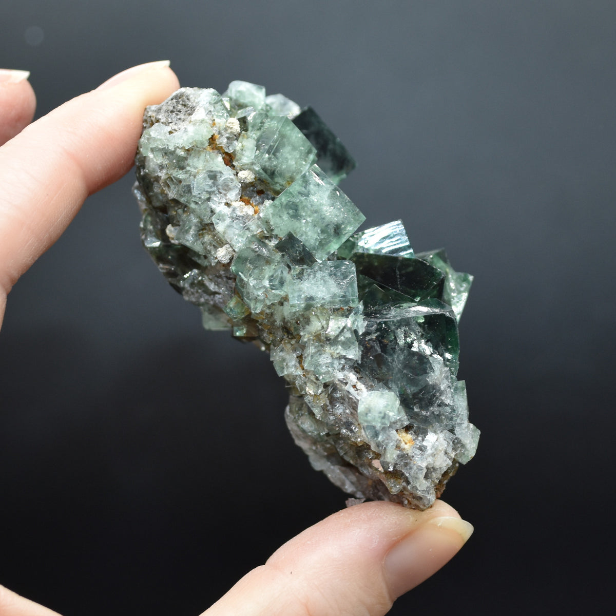 Diana Maria Fluorite Raw Cluster Specimen - Sourced UK - 100 grams #345