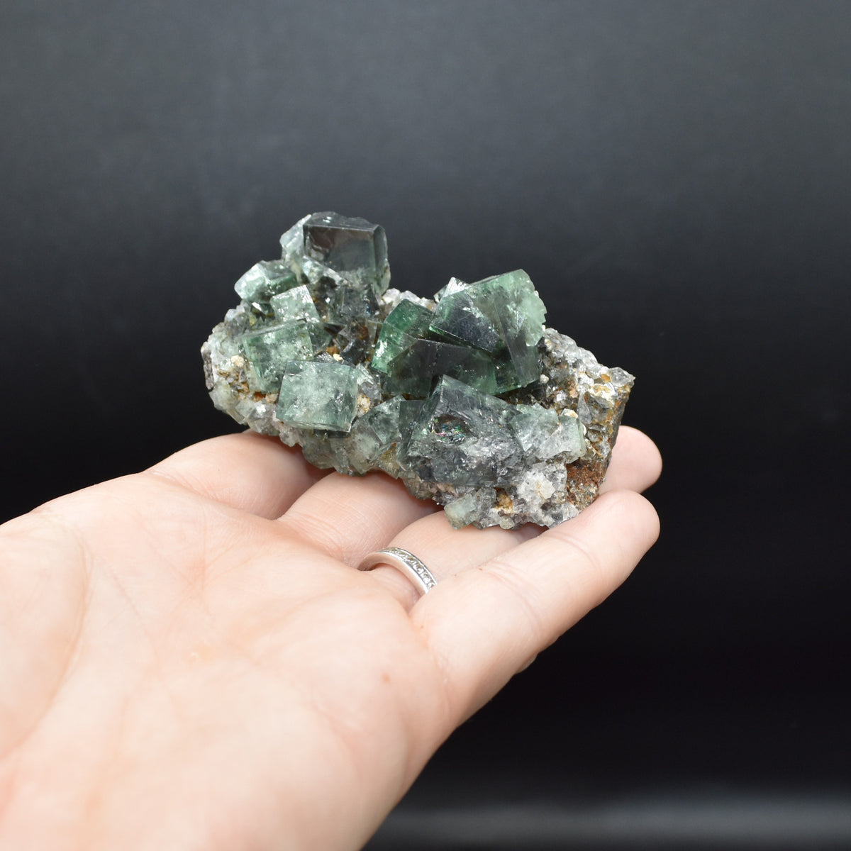 Diana Maria Fluorite Raw Cluster Specimen - Sourced UK - 100 grams #345