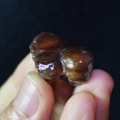 Mexican Rough Raw Fire Agate Specimen Rock - Top Grade - 35ct #08