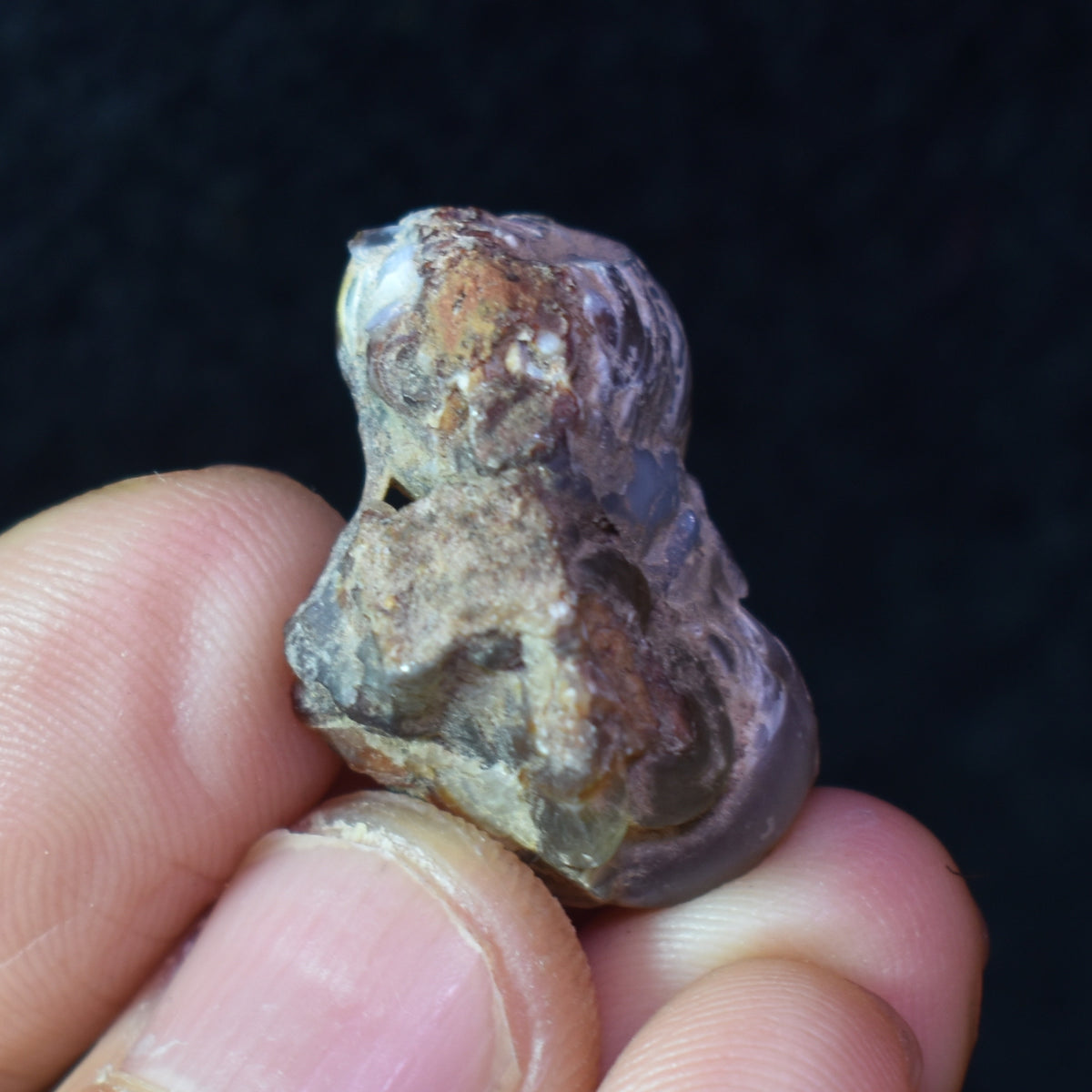 Mexican Rough Raw Fire Agate Specimen Rock - Top Grade - 35ct #08
