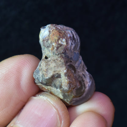 Mexican Rough Raw Fire Agate Specimen Rock - Top Grade - 35ct #08