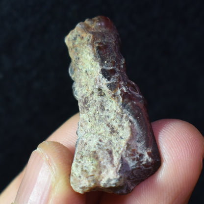 Mexican Rough Raw Fire Agate Specimen Rock - Top Grade - 38ct #13