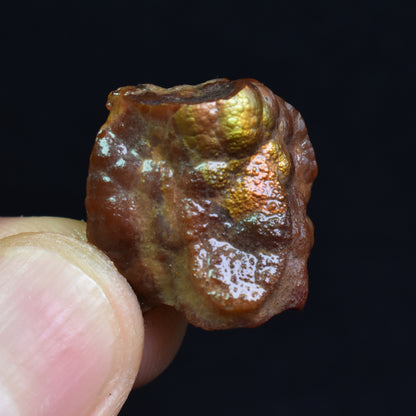 Mexican Rough Raw Fire Agate Specimen Rock - Top Grade - 27ct #62