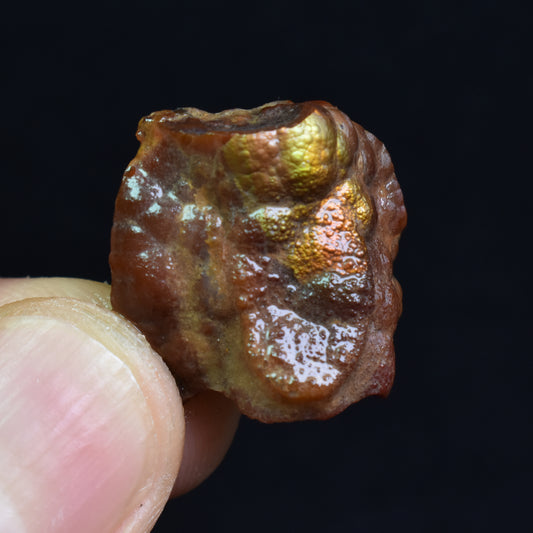 Mexican Rough Raw Fire Agate Specimen Rock - Top Grade - 27ct #62