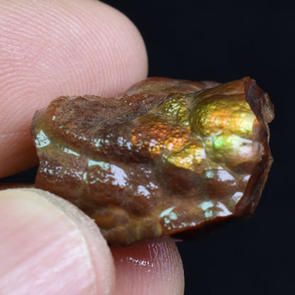 Mexican Rough Raw Fire Agate Specimen Rock - Top Grade - 27ct #62