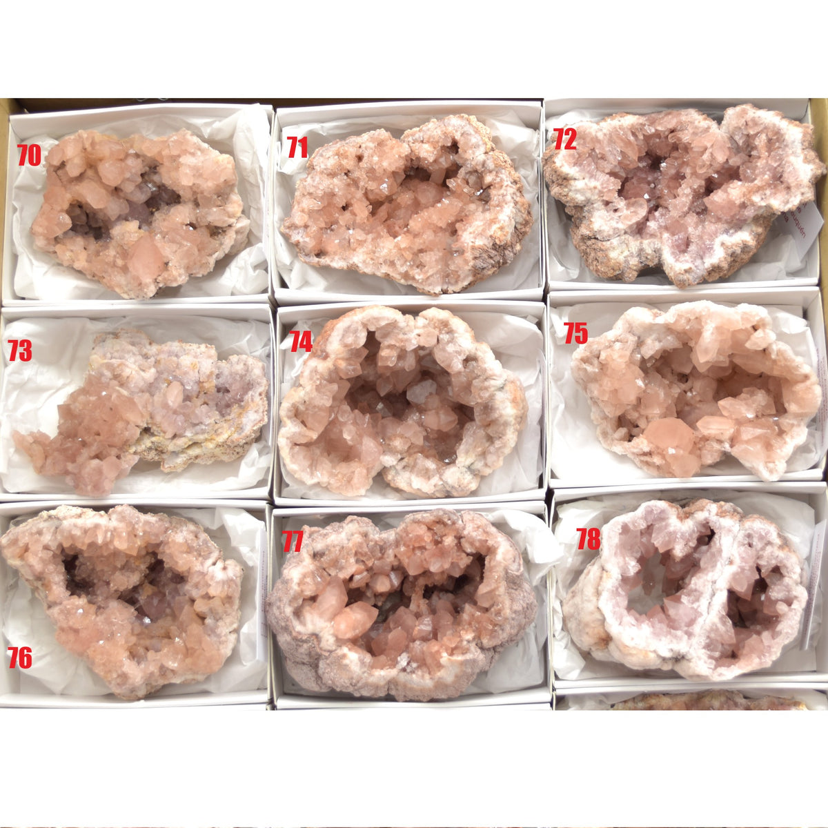 Pink Amethyst Raw Specimen Geode Rock - 1 Count - 80 - 150 grams - Various Sizes - #03