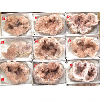Pink Amethyst Raw Specimen Geode Rock - 1 Count - 80 - 150 grams - Various Sizes - #03