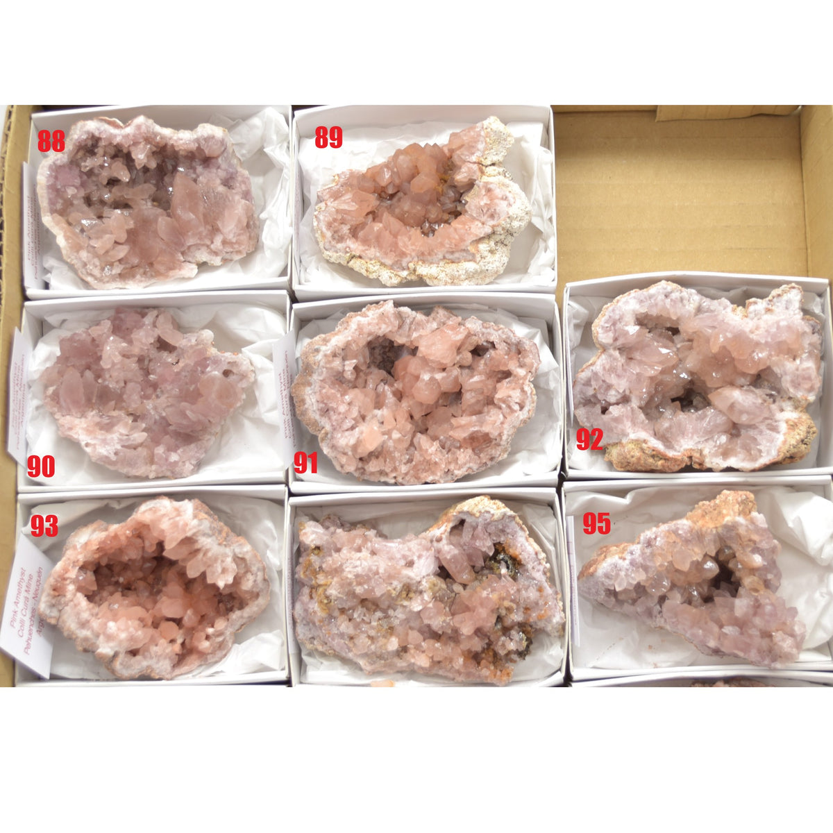 Pink Amethyst Raw Specimen Geode Rock - 1 Count - 70 - 150 grams - Various Sizes - #04