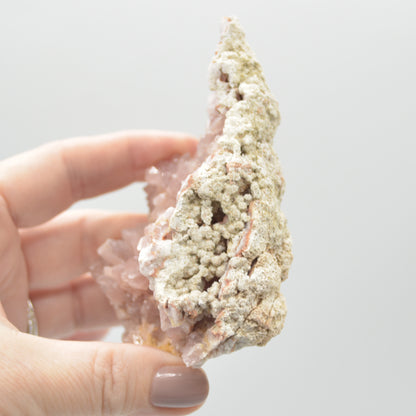 Pink Amethyst Raw Specimen Geode Rock - 10cm - 162 grams - #02