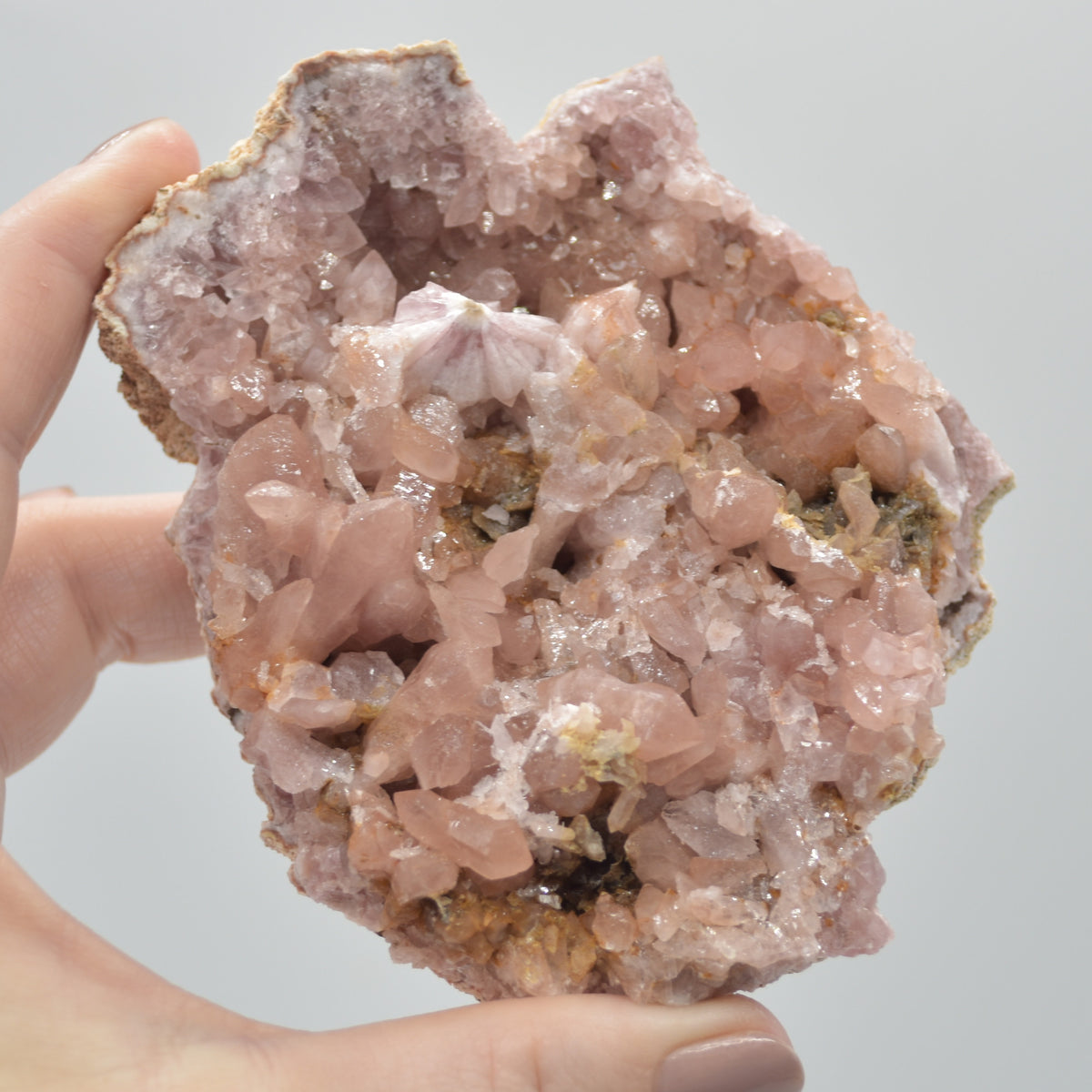 Pink Amethyst Raw Specimen Geode Rock - 10cm - 256 grams - #06