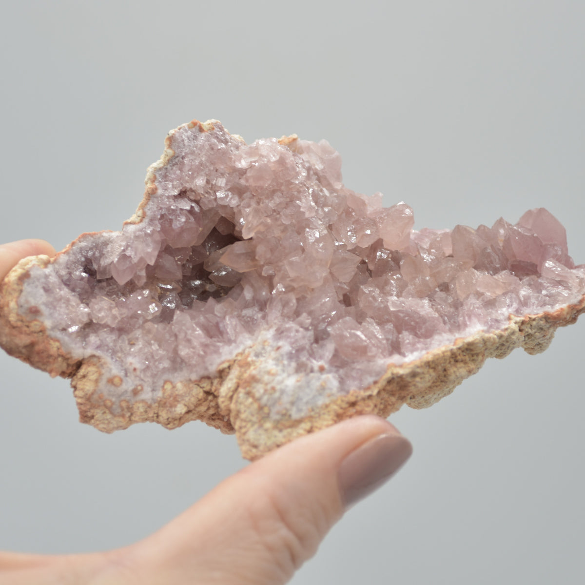 Pink Amethyst Raw Specimen Geode Rock - 10.8cm - 152 grams - #11