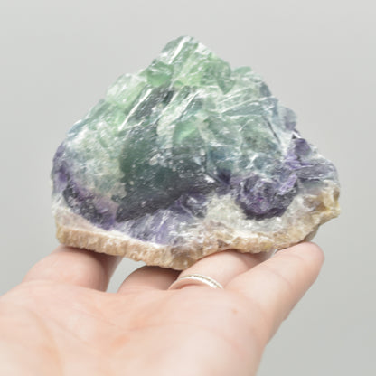 Raw Rainbow Fluorite Freeform - 308 grams #01