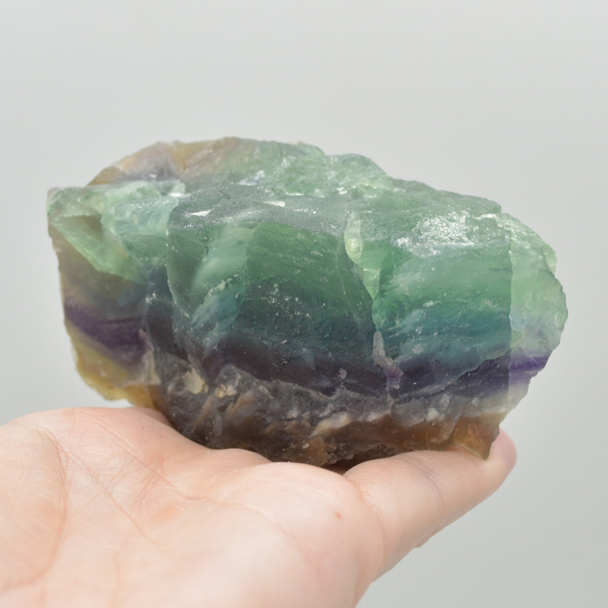 Raw Rainbow Fluorite Freeform - 406 grams #07