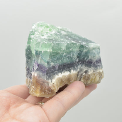 Raw Rainbow Fluorite Freeform - 327 grams #08