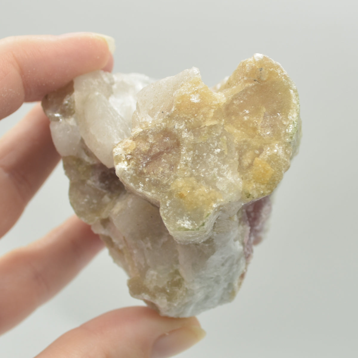 Raw Rubelite - Quartz Matrix with Pink Tourmaline Specimen Rock - 454 grams #01