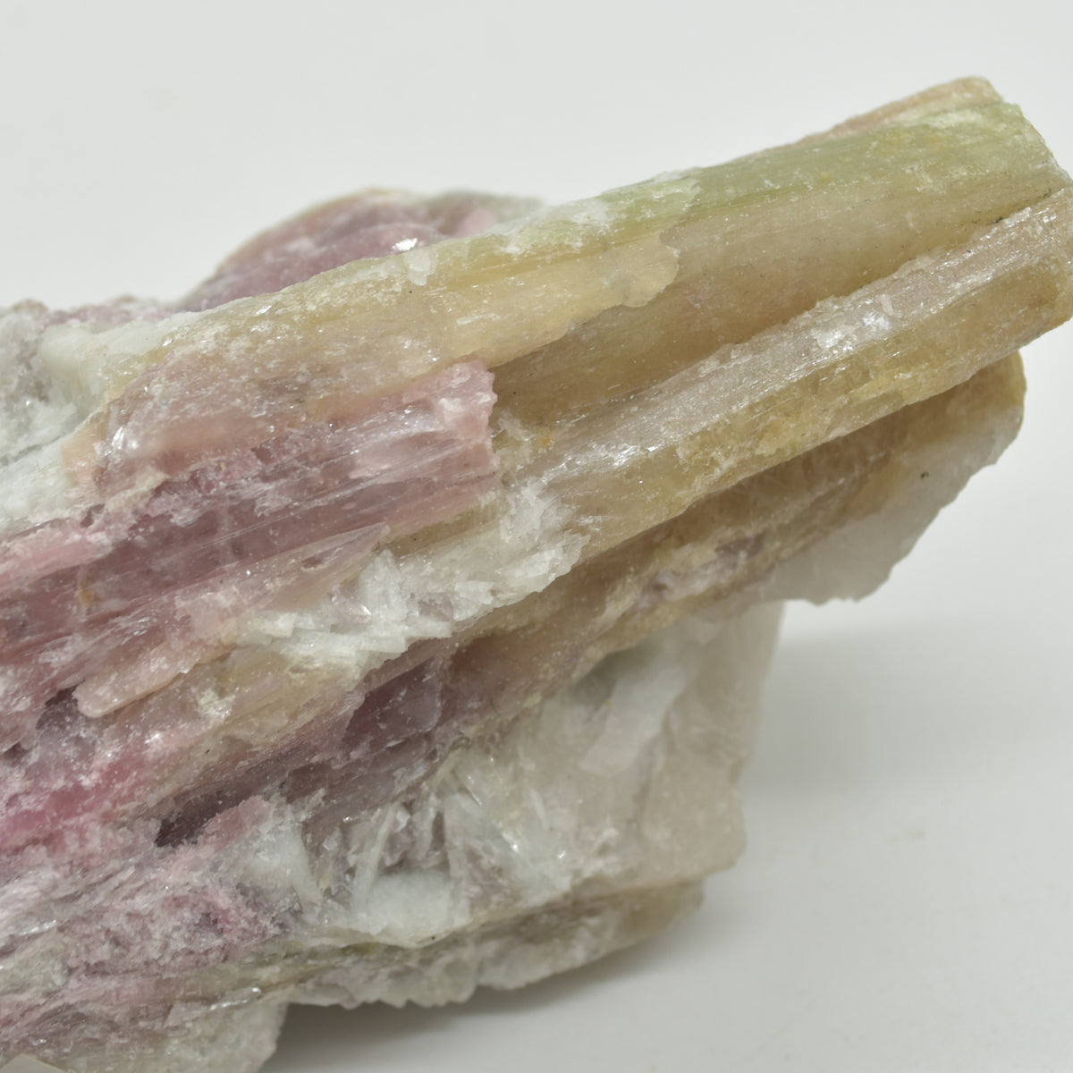Raw Rubelite - Quartz Matrix with Pink Tourmaline Specimen Rock - 454 grams #01