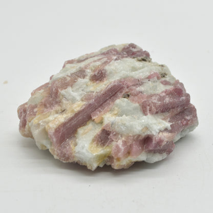Raw Rubelite - Quartz Matrix with Pink Tourmaline Specimen Rock - 346 grams #09