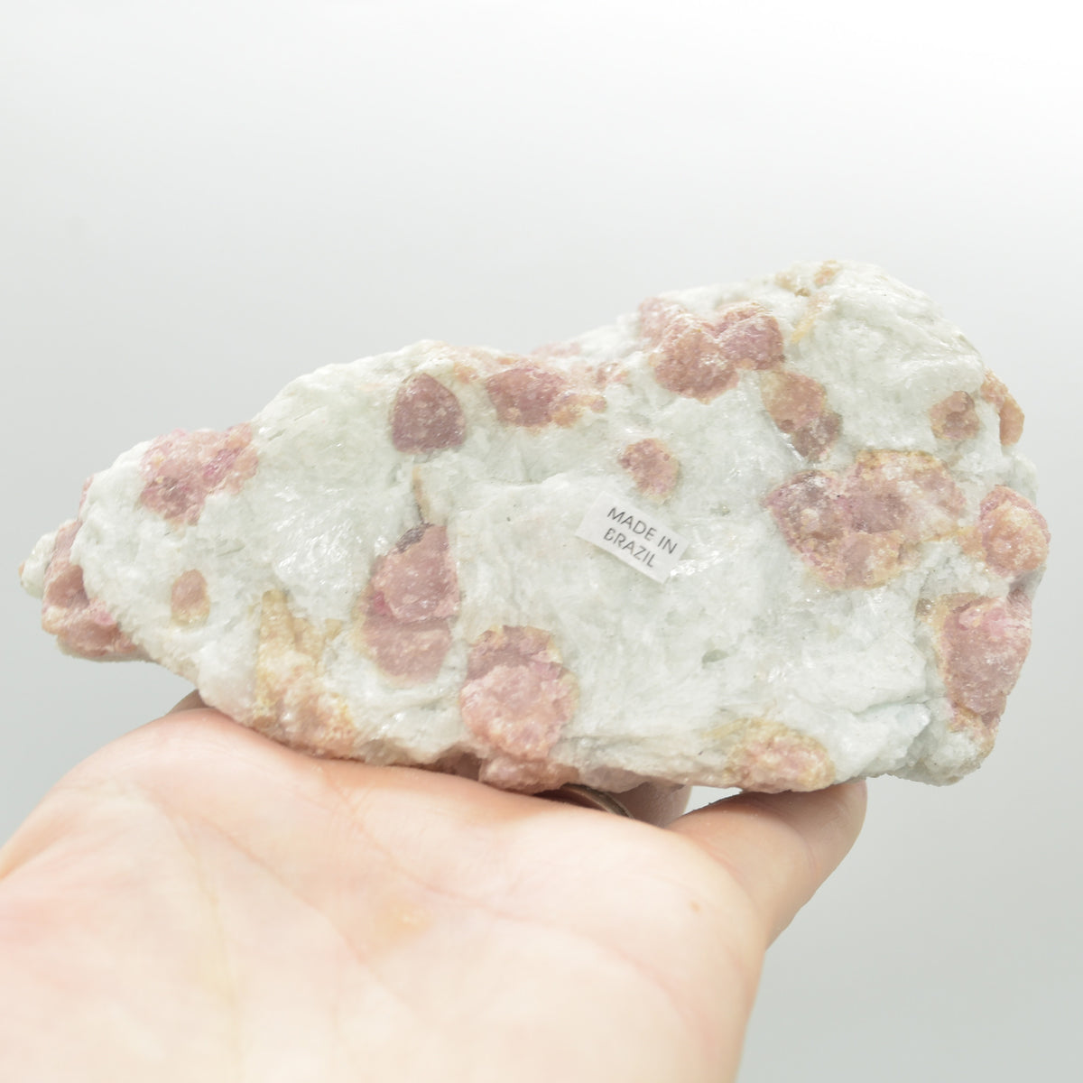 Raw Rubelite - Quartz Matrix with Pink Tourmaline Specimen Rock - 464 grams #13