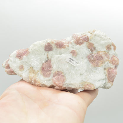 Raw Rubelite - Quartz Matrix with Pink Tourmaline Specimen Rock - 464 grams #13