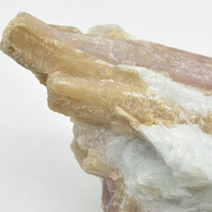 Raw Rubelite - Quartz Matrix with Pink Tourmaline Specimen Rock - 328 grams #14