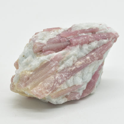 Raw Rubelite - Quartz Matrix with Pink Tourmaline Specimen Rock - 304 grams #17