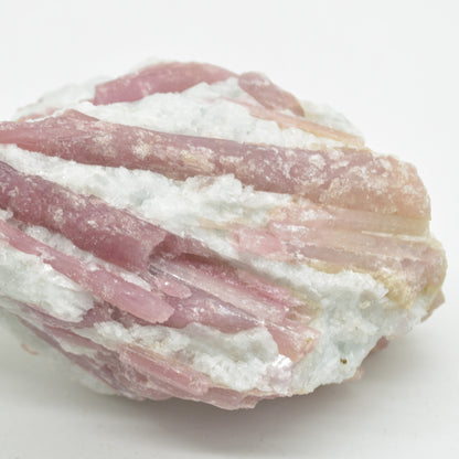 Raw Rubelite - Quartz Matrix with Pink Tourmaline Specimen Rock - 304 grams #17