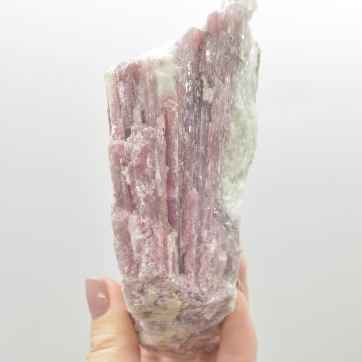Raw Rubelite - Quartz Matrix with Pink Tourmaline Specimen Rock - 633 grams #27