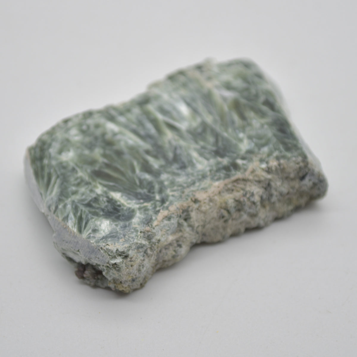 Raw Seraphinite Slice / Specimen Rock - 51 grams