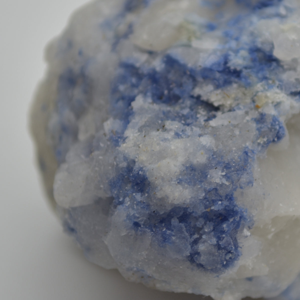 Raw Dumortierite in Quartz Specimen Rock - 79 grams