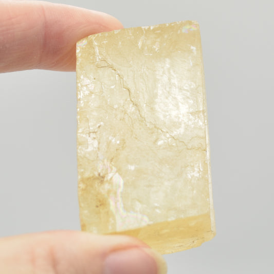 Raw Optical Orange Calcite Specimen Rock - 55 grams