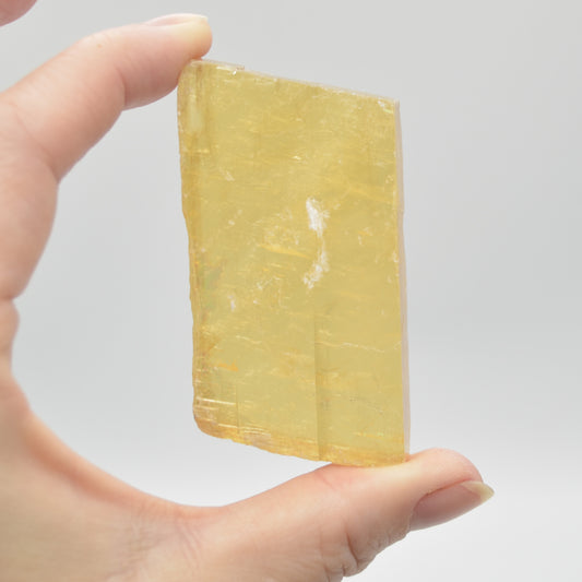 Raw Optical Orange Calcite Specimen Rock - 70 grams