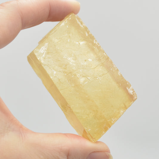 Raw Optical Orange Calcite Specimen Rock - 83 grams