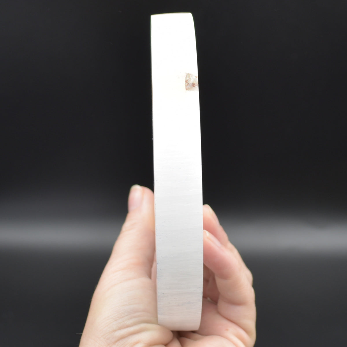 Selenite Round Charging Plate - 14.5cm - 1 Count