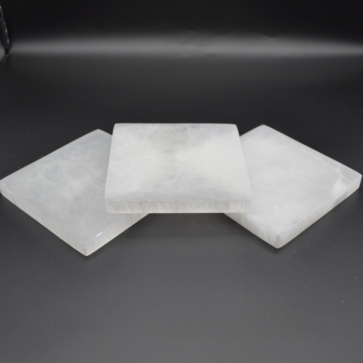 Selenite Square Charging Plate - 14.5cm - 1 Count