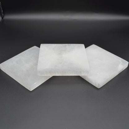 Selenite Square Charging Plate - 14.5cm - 1 Count