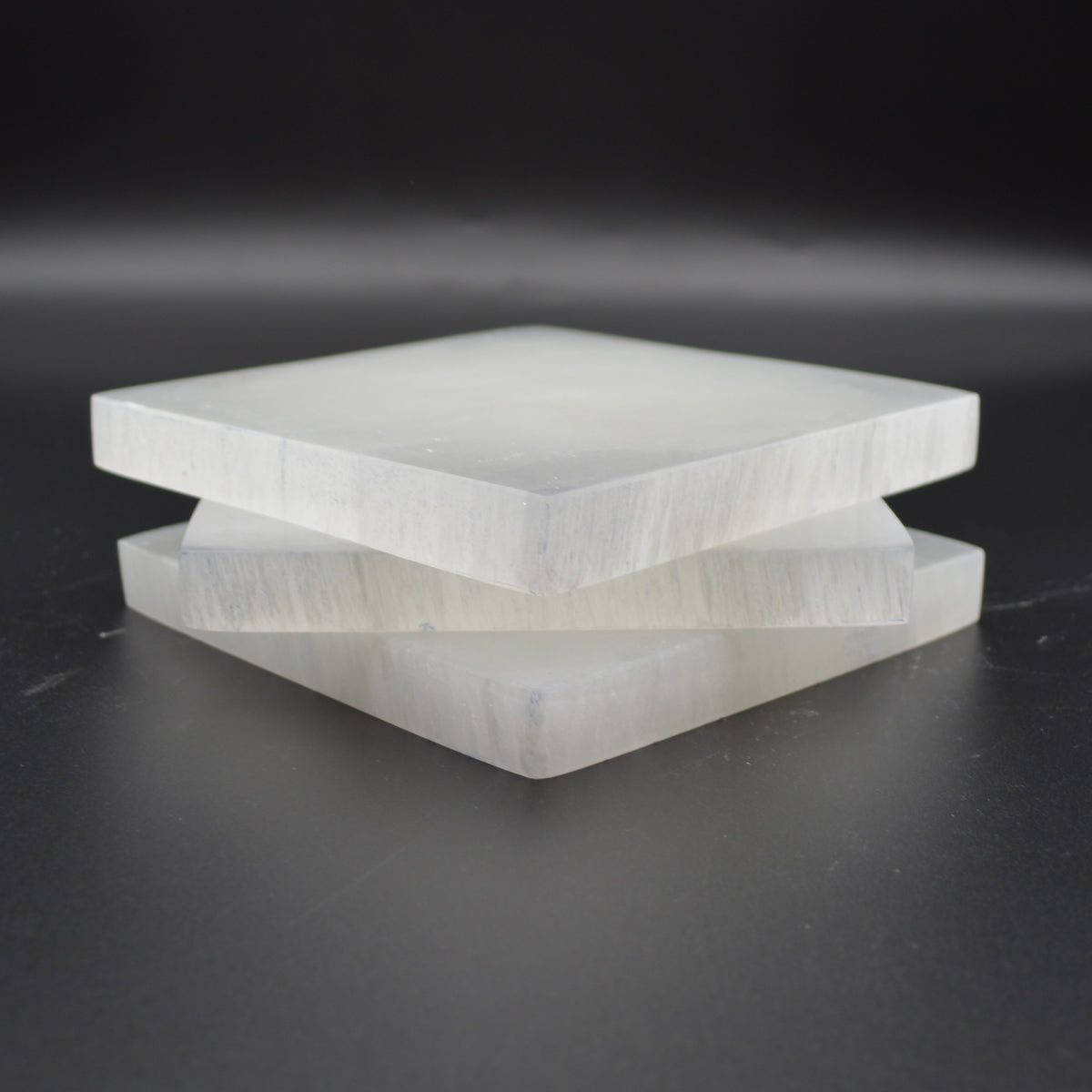 Selenite Square Charging Plate - 14.5cm - 1 Count