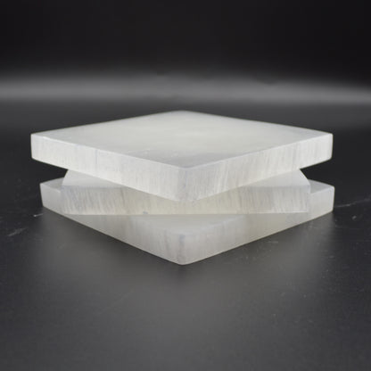 Selenite Square Charging Plate - 14.5cm - 1 Count